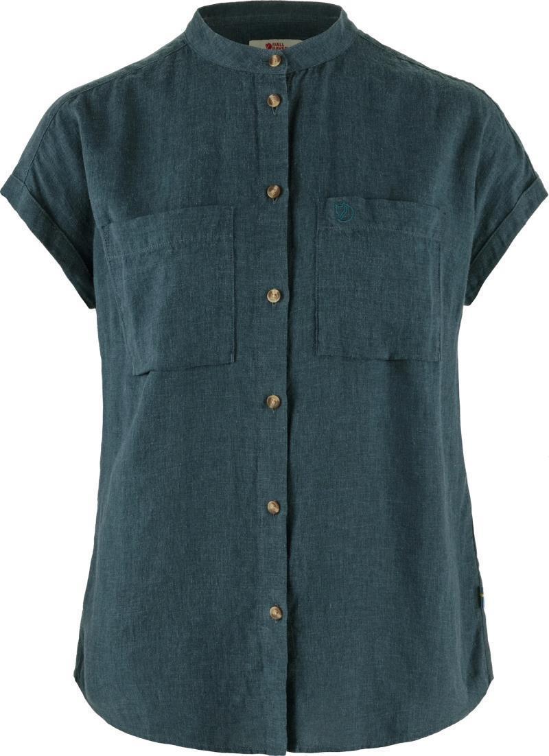 Ovik Hemp SS Shirt - Womens - Mountain Blue 1