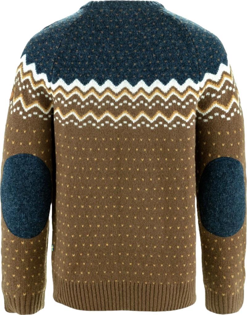 Ovik Knit Sweater - Mens - dark oak / navy 1