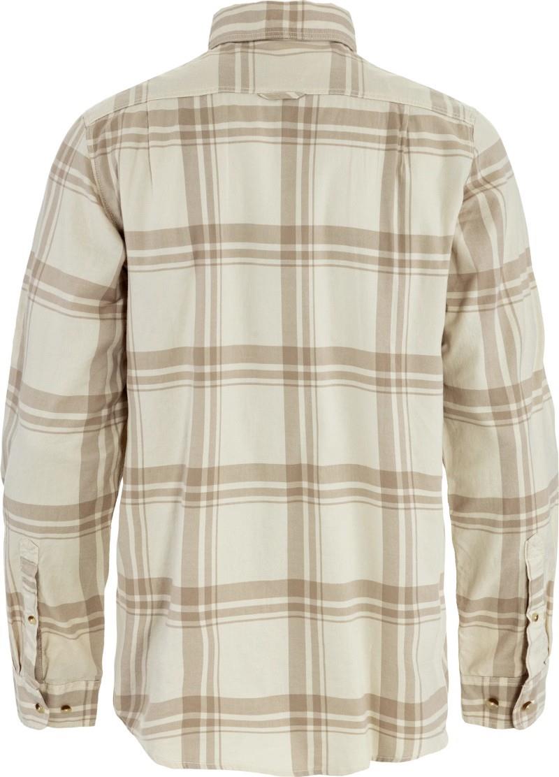 Ovik Lite Flannel Shirt - Mens - chalk white / fossil 1