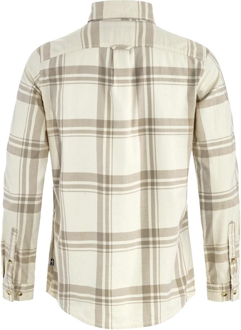 Ovik Lite Flannel Shirt - Womens - chalk white / fossil 1