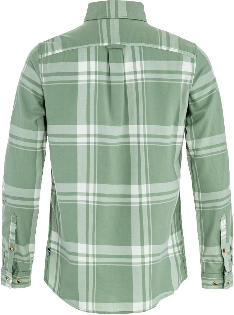 Ovik Lite Flannel Shirt - Womens - misty green / eggshell 1