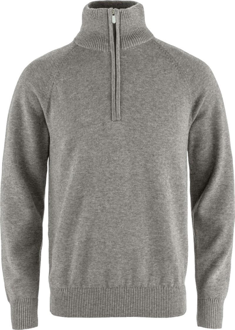 Ovik Lite Half Zip - Mens - grey / melange 1