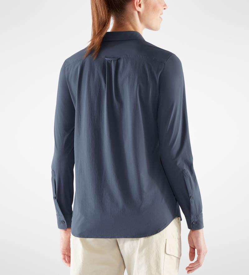 Ovik Lite LS Shirt - Womens - Navy 4