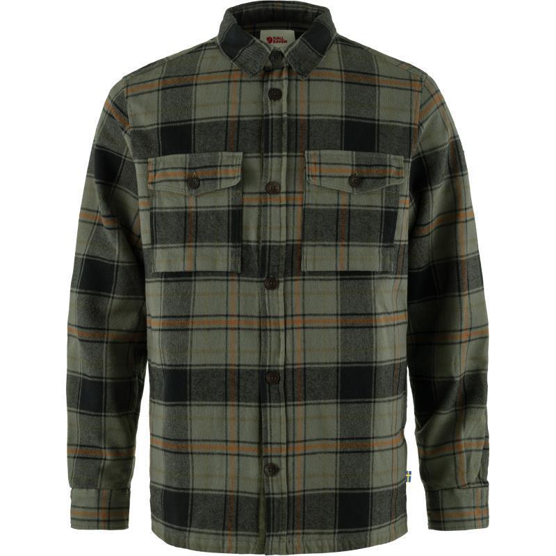 Ovik Lite Padded Shirt - Mens - Deep Forest / Black 1