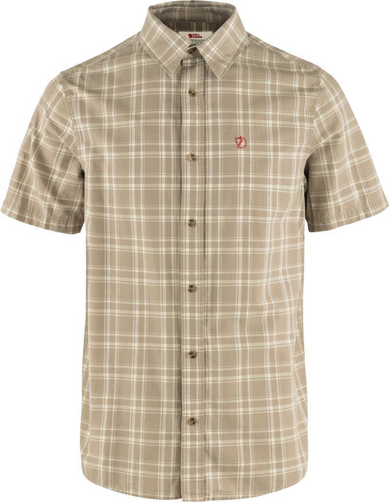 Ovik Lite SS Shirt - Mens - Fossil / Chalk Rose 1