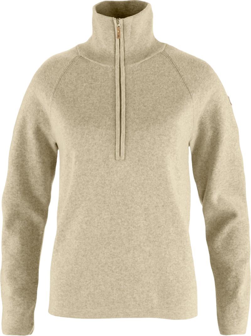 Ovik Lite half Zip - Womens - light beige 1