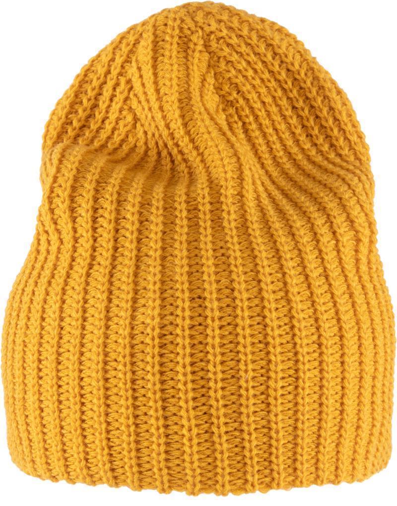 Ovik Melange Beanie - Mustard Yellow 1