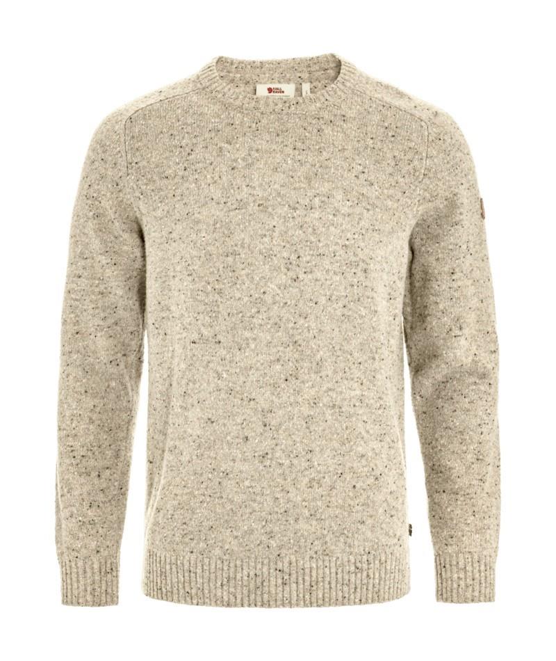 Ovik Neps Knit Sweater - Mens - light beige 1