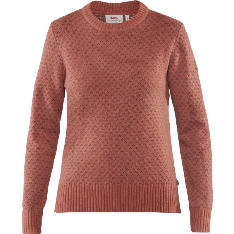 Ovik Nordic Sweater - Womens - Terracotta Pink 1