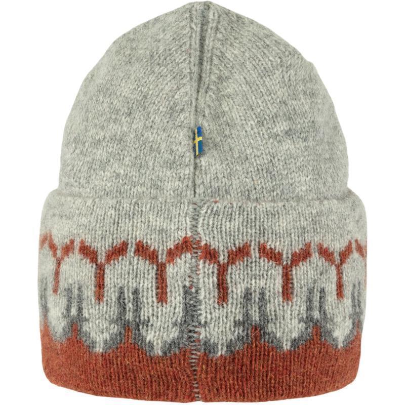 Ovik Path Knit Beanie - Autumn Leaf / Grey 3