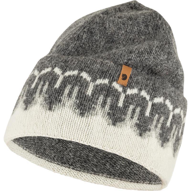 Ovik Path Knit Beanie - Chalk White / Grey 1
