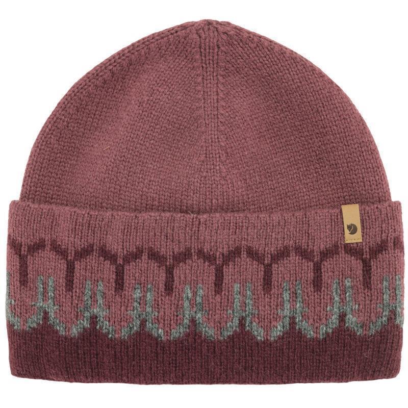 Ovik Path Knit Beanie - Dark Garnet / Mesa Purple 2