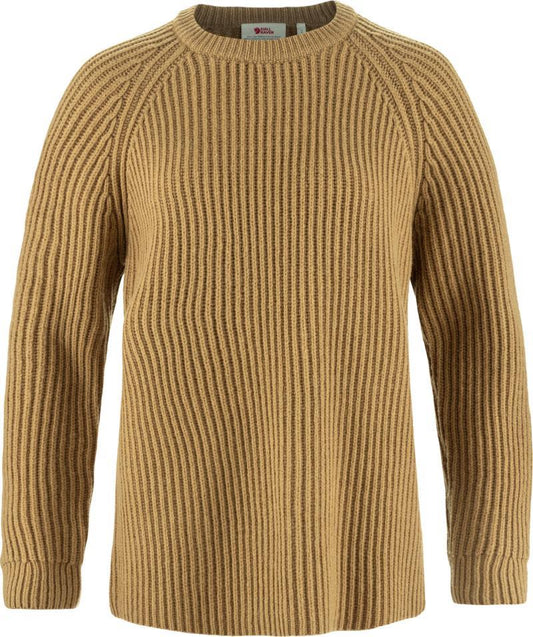 Ovik Rib Sweater - Womens - buckwheat brown 1