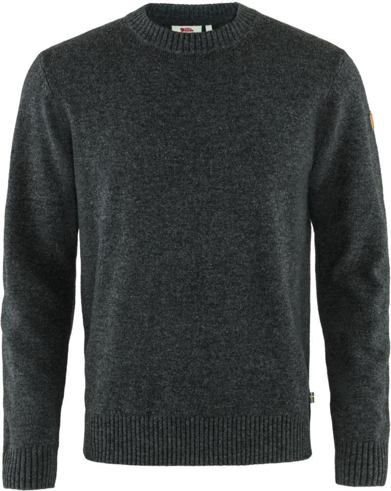 Ovik Round-Neck Sweater - Mens - Dark Grey 1