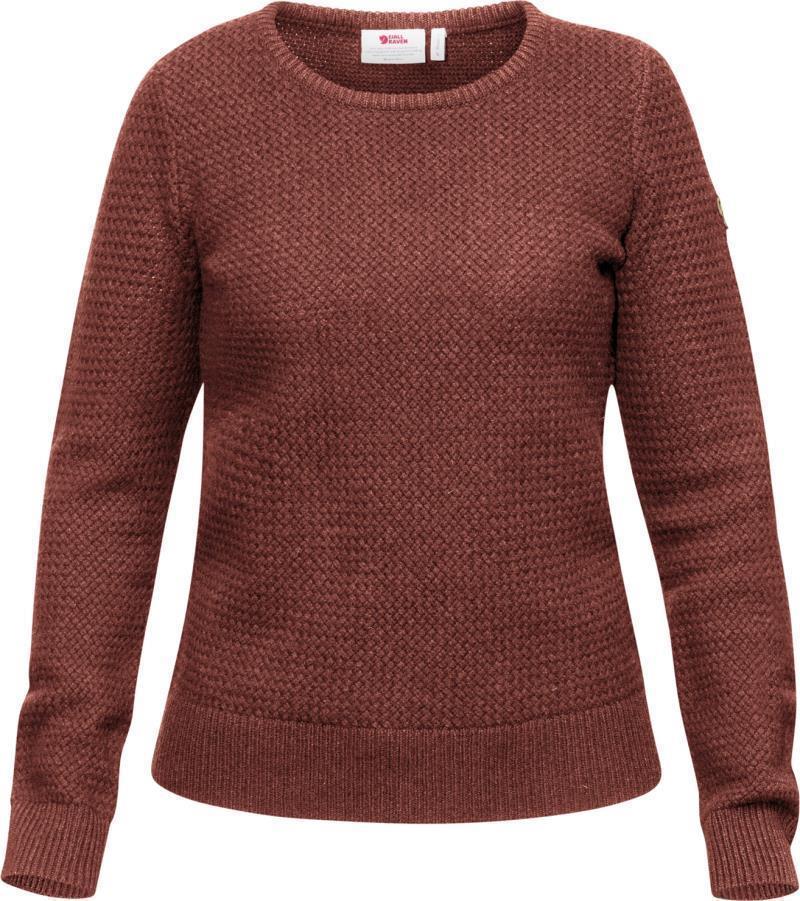 Ovik Structure Sweater - Womens - Terracotta Pink 1