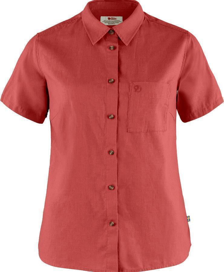 Ovik Travel SS Shirt - Womens - Raspberry Red 1