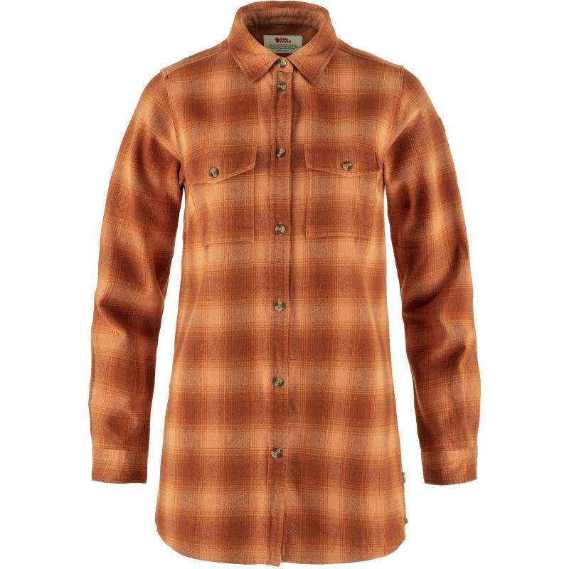 Ovik Twill LS Shirt - Womens - desert brown / autumn leaf 1