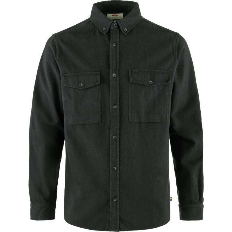 Ovik Twill Shirt - Mens - dark grey 1