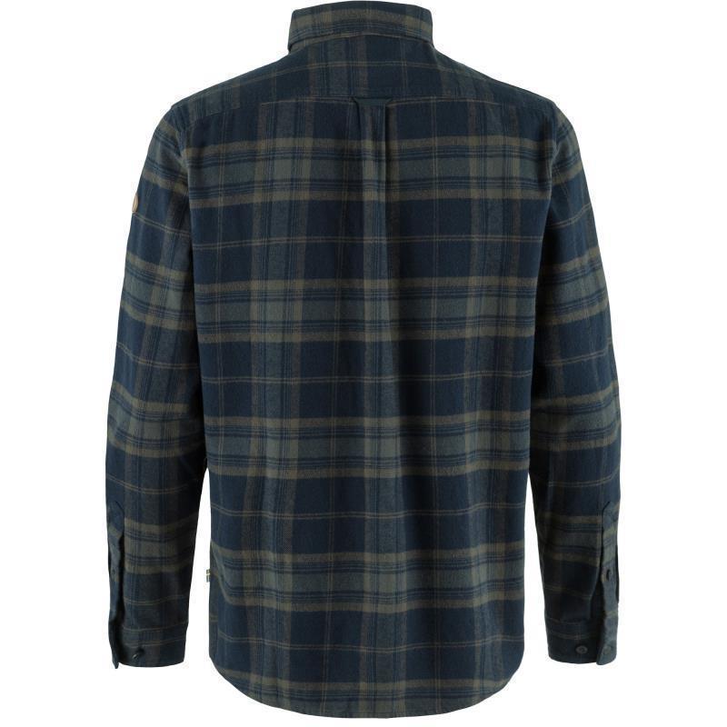 Ovik Twill Shirt - Mens - dark navy / basalt 1