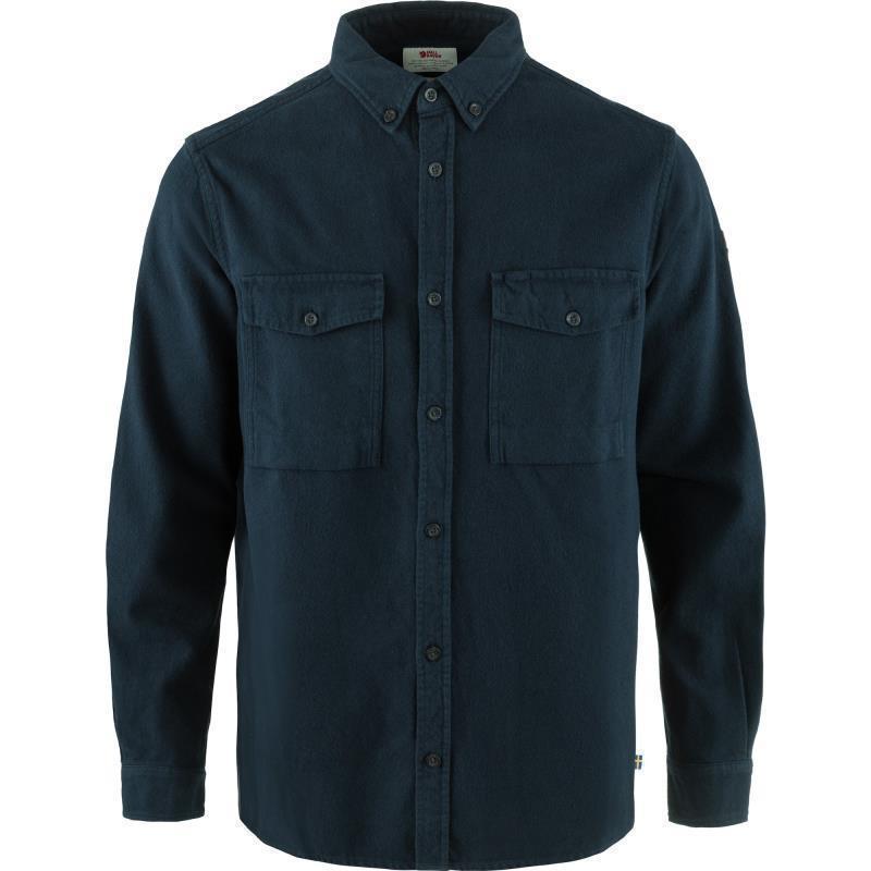 Ovik Twill Shirt - Mens - dark navy / dark navy 1
