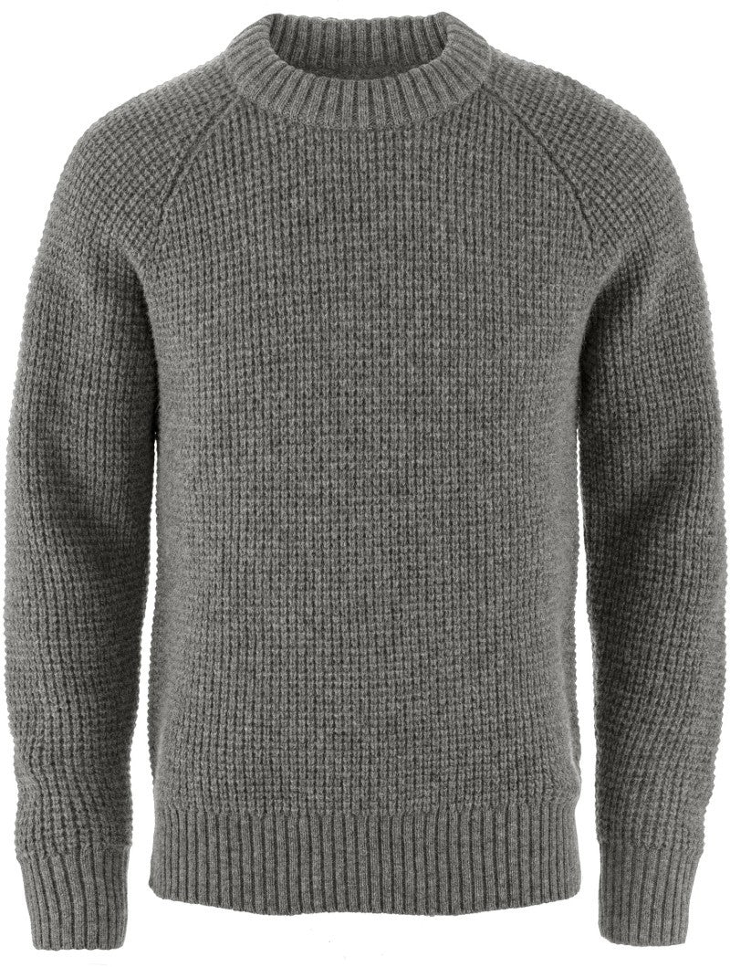 Ovik Waffle Knit - Mens - grey 1