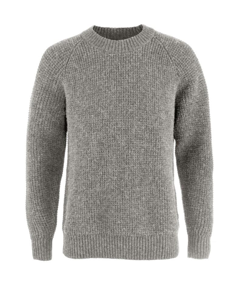 Ovik Waffle Knit - Mens - grey / melange 1
