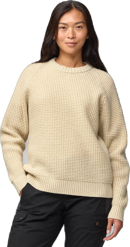Ovik Waffle Knit - Womens - light beige 1
