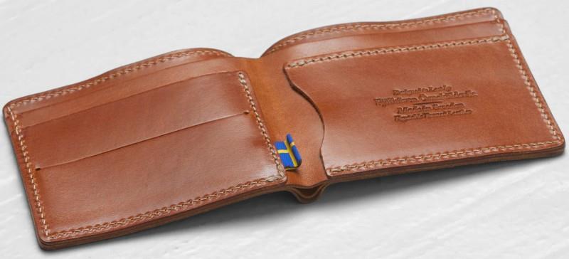 Ovik Wallet - leather cognac 1