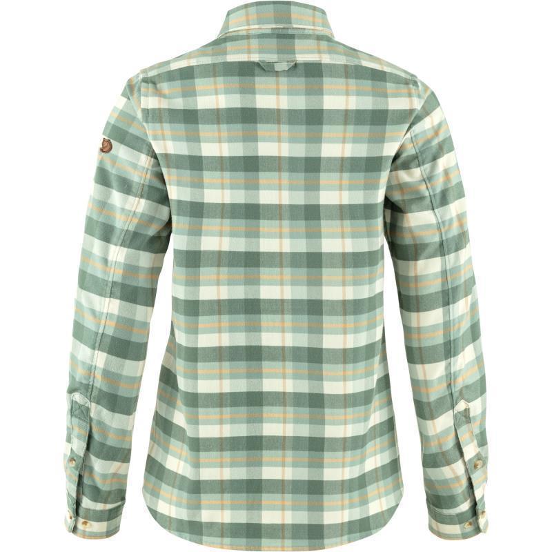 Singi Fjall Shirt - Womens - Patina Green / Chalk White 2