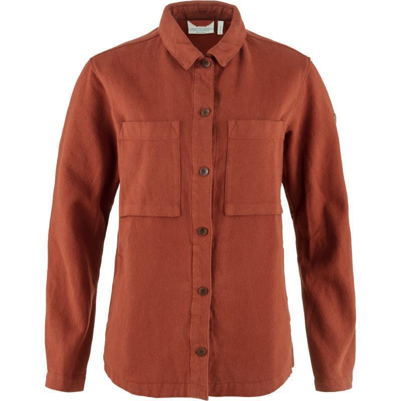 Singi Flannel Overshirt - Womens - Autumn Leaf 1