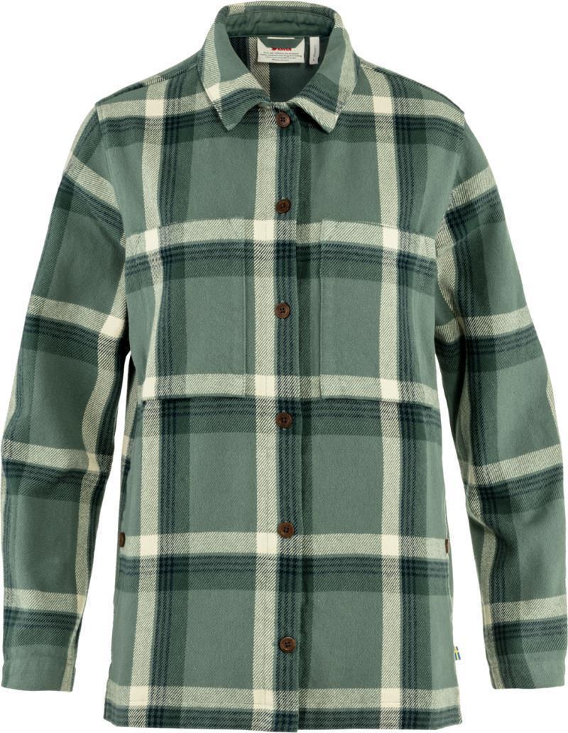 Singi Flannel Overshirt - Womens - Patina Green / Deep Patina 1