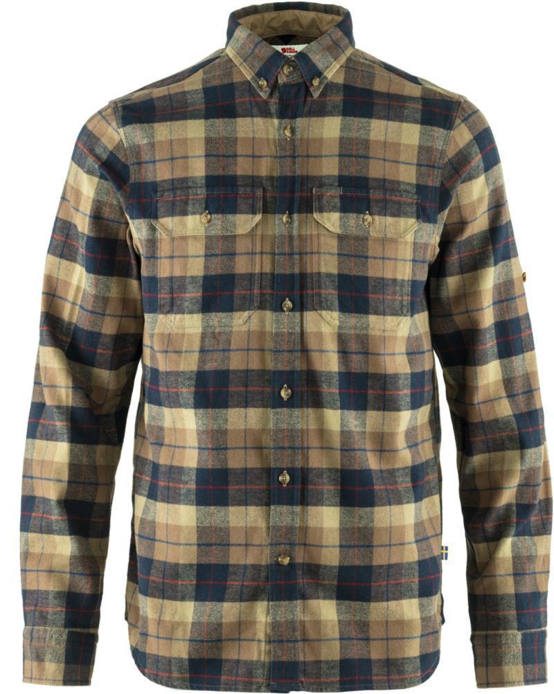 Singi Heavy Flannel Shirt - Mens - Dark Sand 1