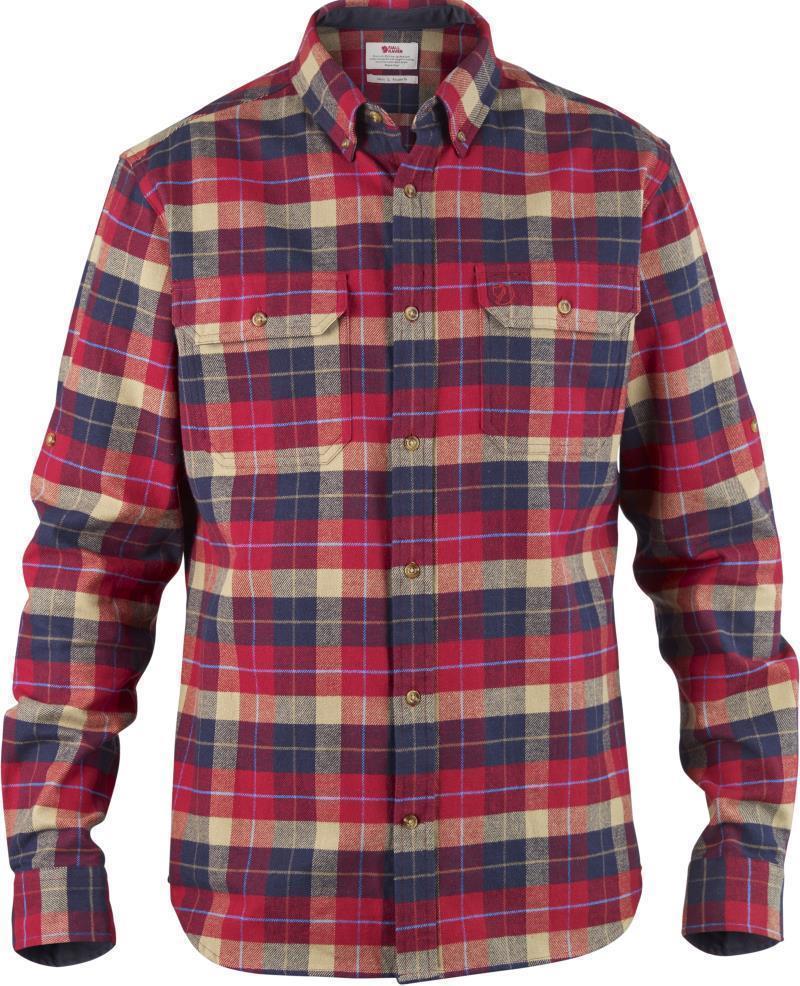 Singi Heavy Flannel Shirt - Mens - Deep Red 1