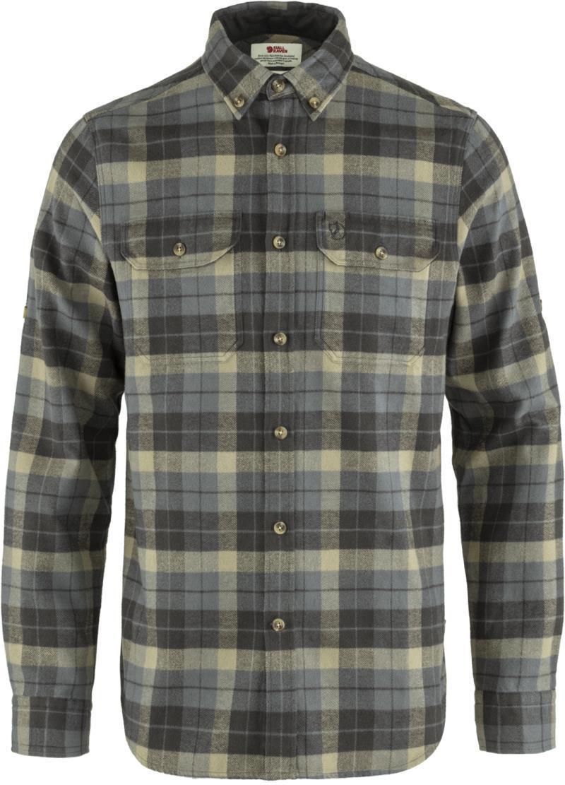 Singi Heavy Flannel Shirt - Mens - Super Grey / Stone Grey 1