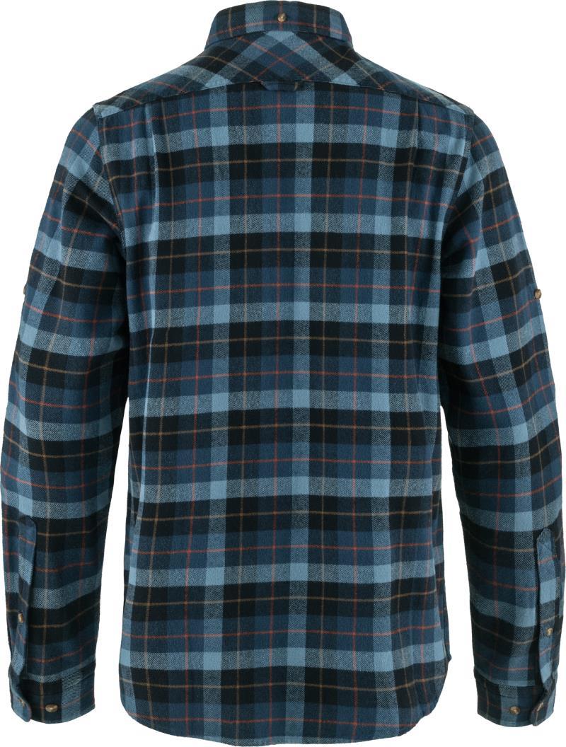 Singi Heavy Flannel Shirt - Mens - dark navy / indigo blue 1