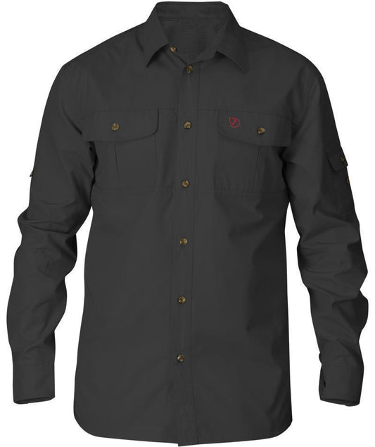 Singi Trekking LS Shirt - Mens - Dark Grey 1