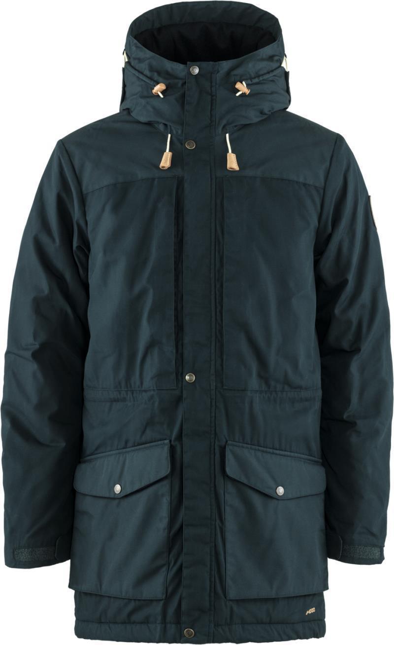 Singi Wool Padded Parka - Mens - Dark Navy 1
