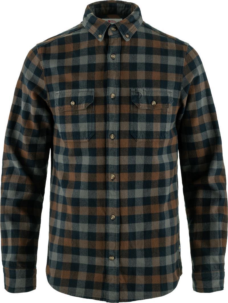 Skog Shirt - Mens - dark navy / dark oak 1