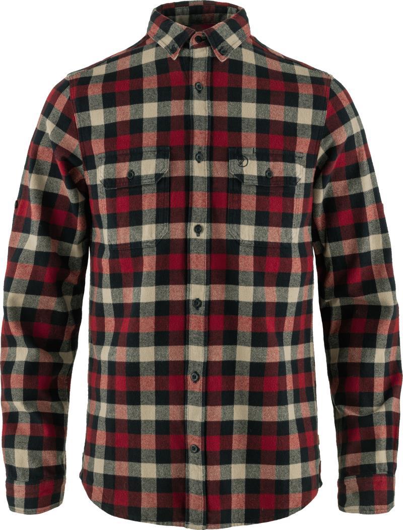 Skog Shirt - Mens - dark navy / red 1