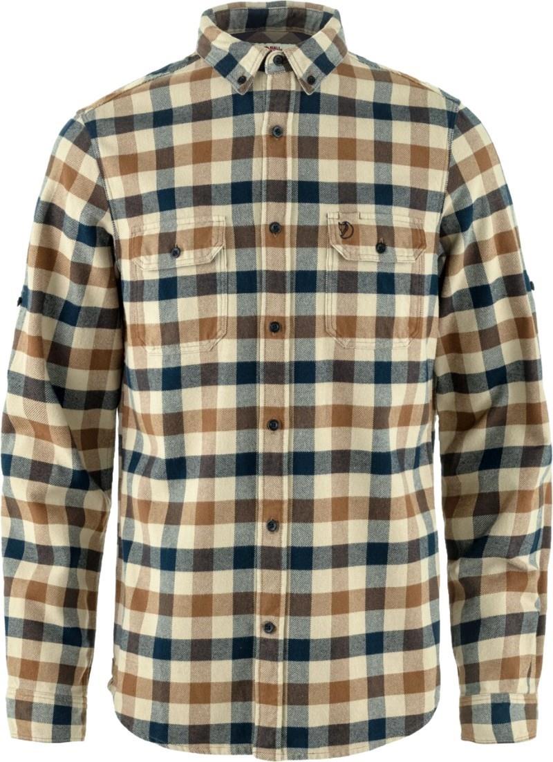 Skog Shirt - Mens - fossil / dark navy 1