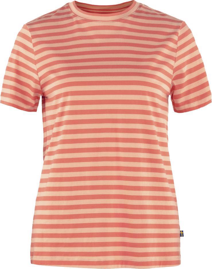 Striped T-Shirt - Womens - Cotton Sky / Poppy Fields 1