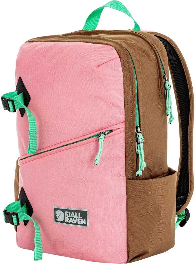 Vardag Backpack 17 - poppy pink / khaki dust 1