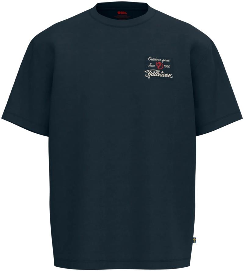 Vardag Embroidery T-Shirt - Mens - dark navy 1