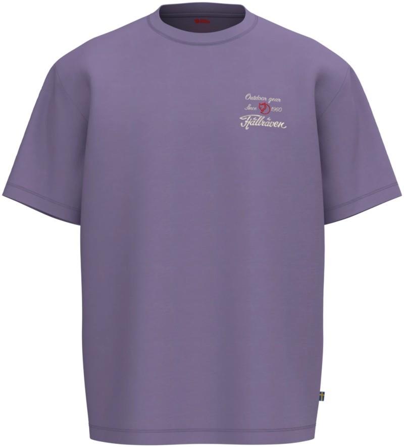 Vardag Embroidery T-Shirt - Mens - soft purple 1