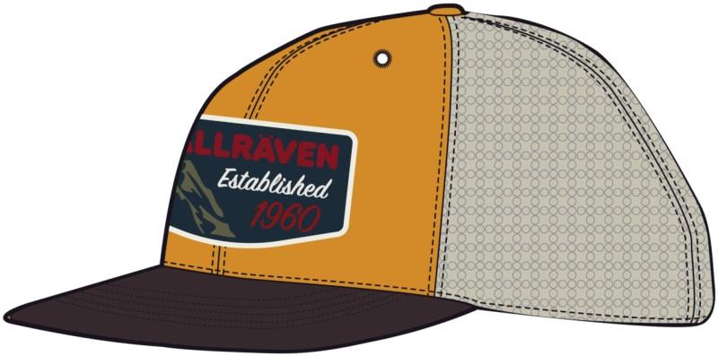 Vardag Trucker Cap - fjr mountain / mustard yellow 1