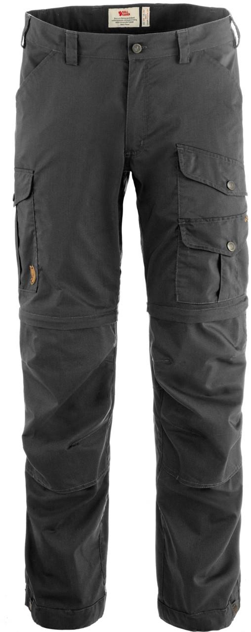 Vidda Pro Lite Zip-Off Trousers, Short - Mens - dark grey 1