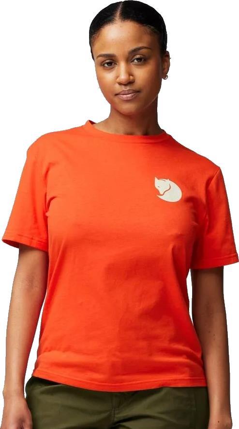 Walk With Nature T-Shirt - Womens - Flame Orange 3