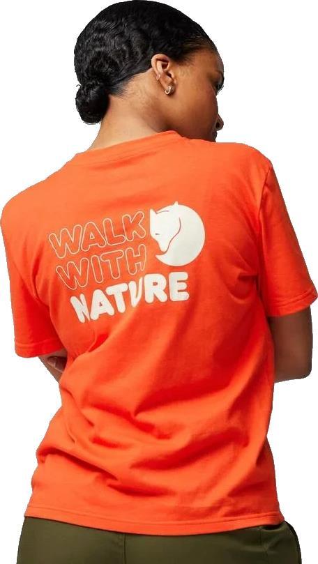 Walk With Nature T-Shirt - Womens - Flame Orange 4
