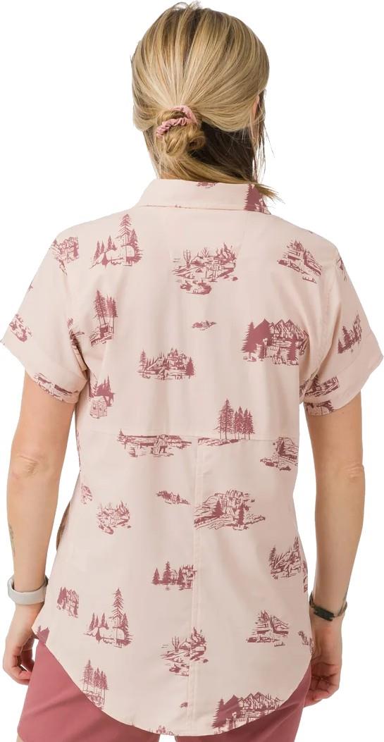 Aster Shirt - Womens - pearl / garnet western 1