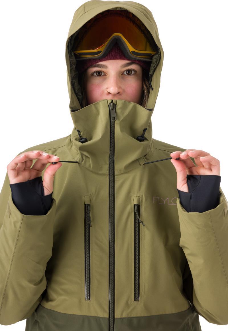 Avery Jacket - Womens - capers / evergreen 1